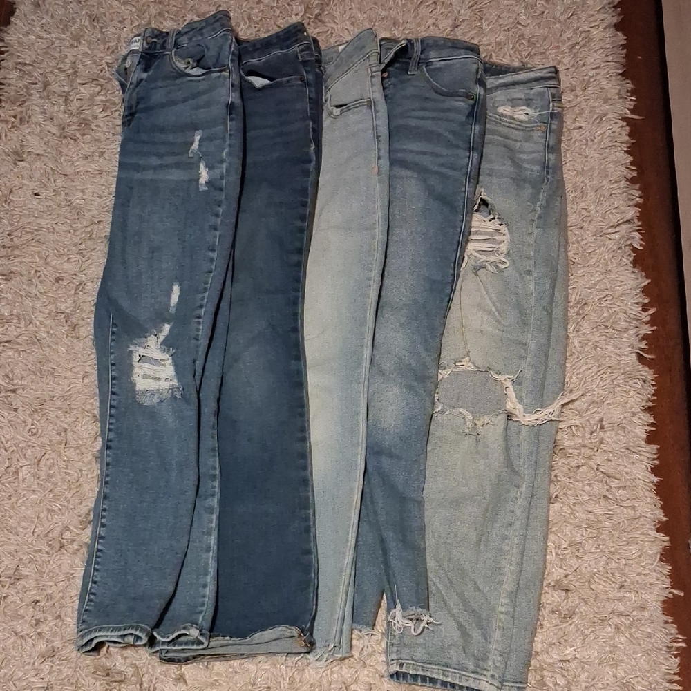 BKE High Rise Mom Jeans in Blue